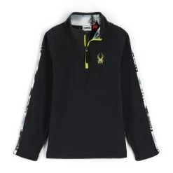 Spyder Youth Speed Half Zip - Black