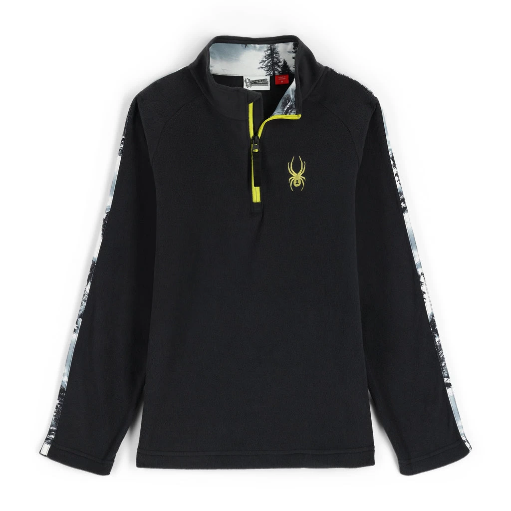 Spyder Youth Speed Half Zip - Black