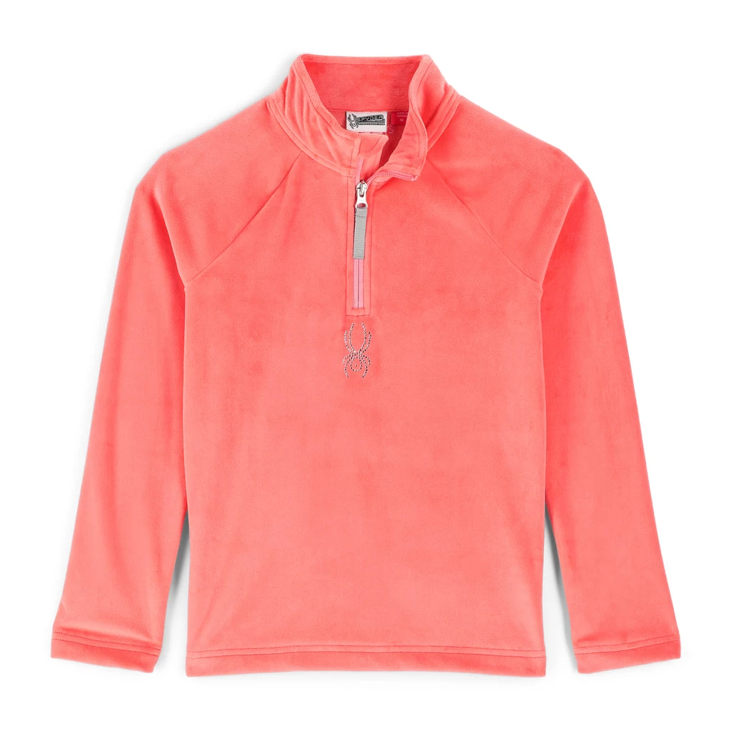 Spyder Big Girls Shimmer Bug Half Zip - Tropic