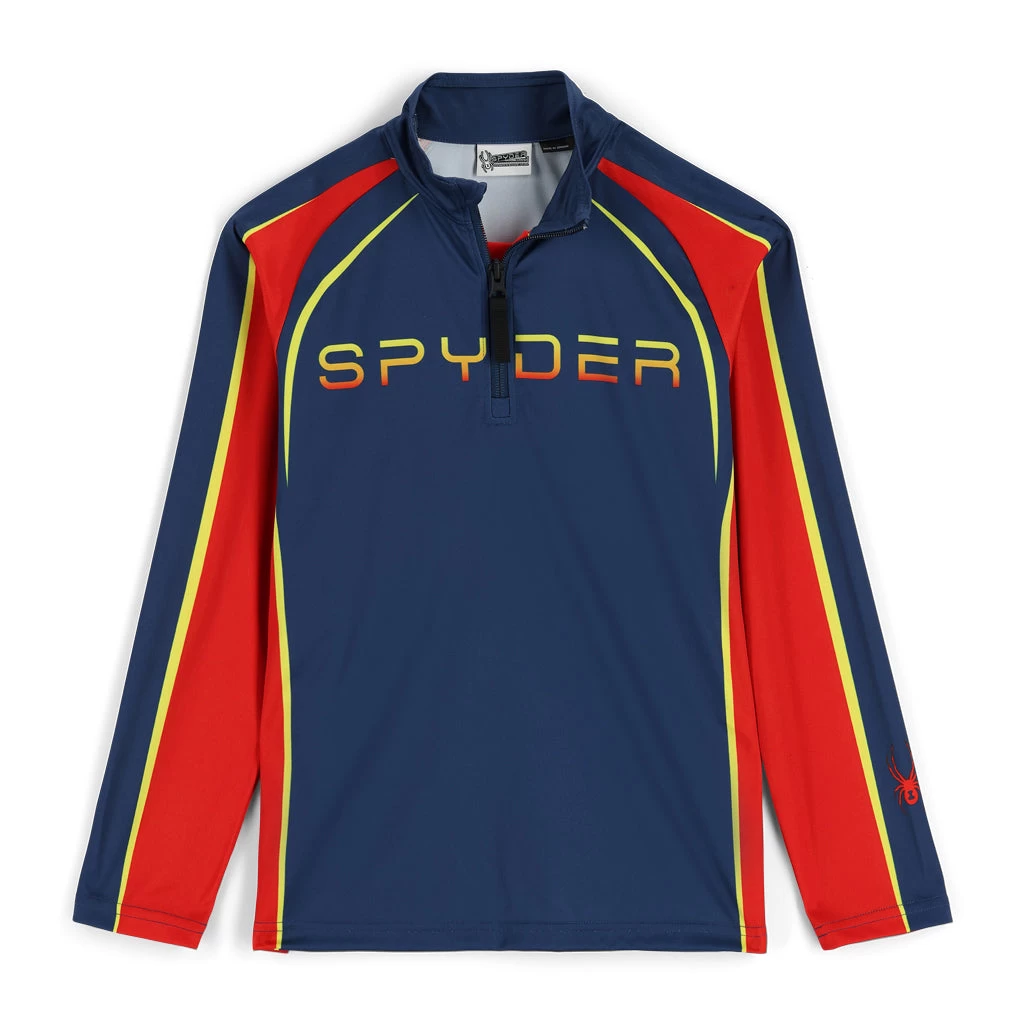 Spyder Big Boys Downhill Half Zip - Abyss