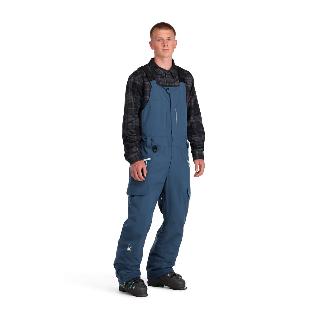 Spyder Mens Terrain Bib - Insignia Blue - Image 2