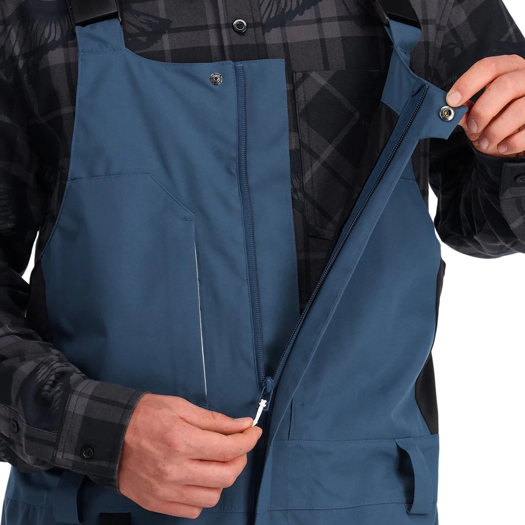 Spyder Mens Terrain Bib - Insignia Blue - Image 4