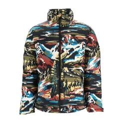 Spyder Mens Windom Jacket - Black Paint By Number