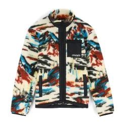 Spyder Mens Sherman Sherpa - Vanilla Paint By Numbers
