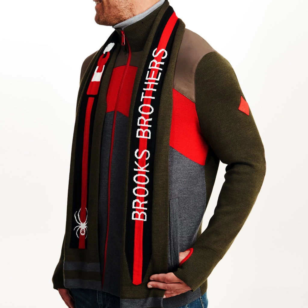 Mens Spyder X Brooks Brothers Colorblock - Olive Green - Image 6