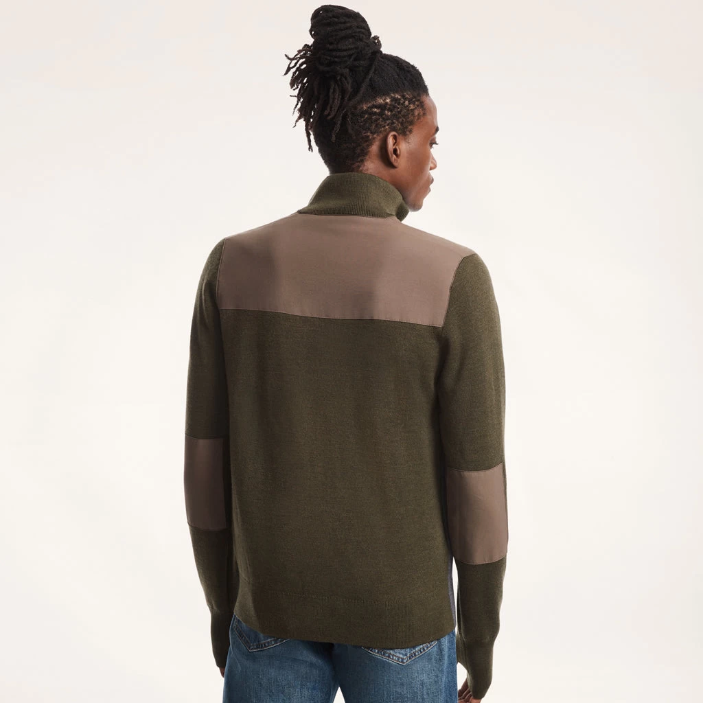 Mens Spyder X Brooks Brothers Colorblock - Olive Green - Image 2