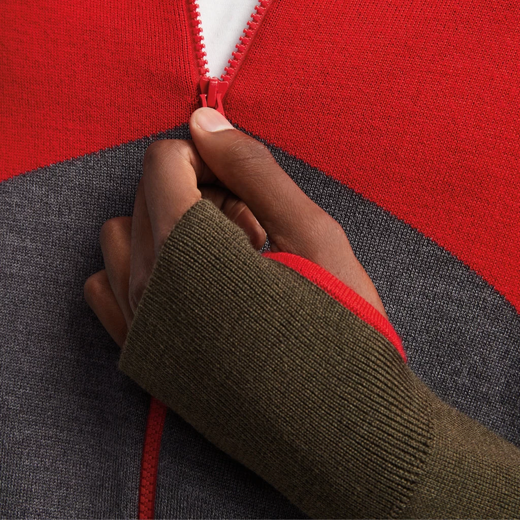 Mens Spyder X Brooks Brothers Colorblock - Olive Green - Image 4